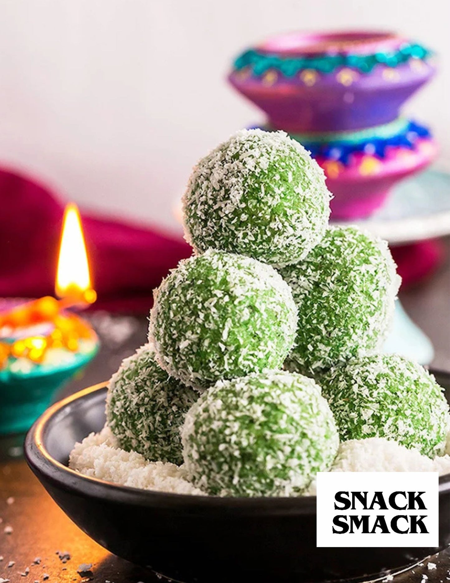 Paan coconut ladoo | the snack smack