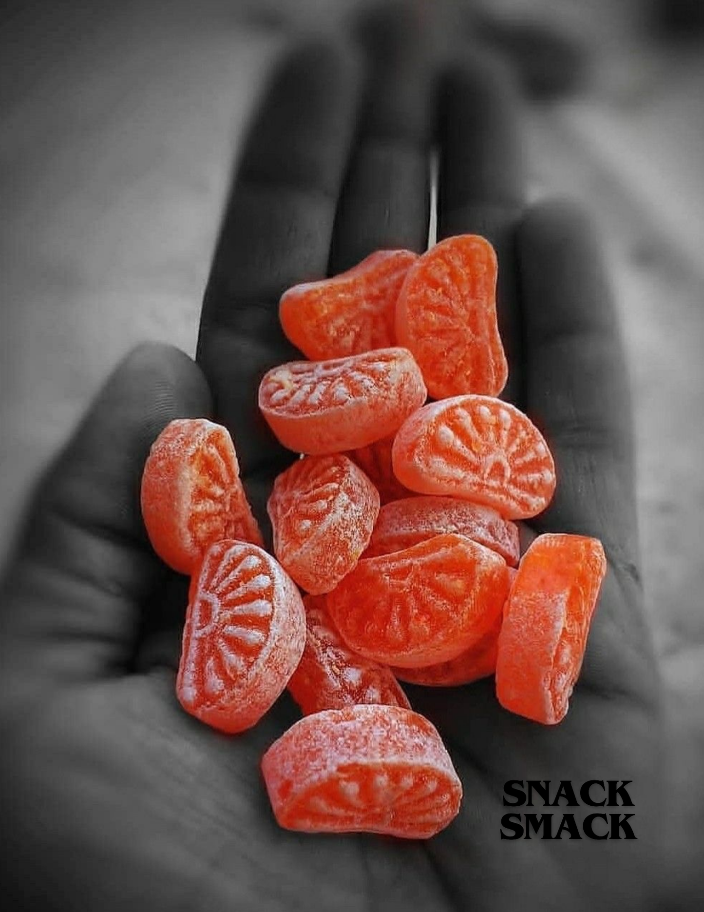 Orange half-moon candy | Indian flavor | The snack smack