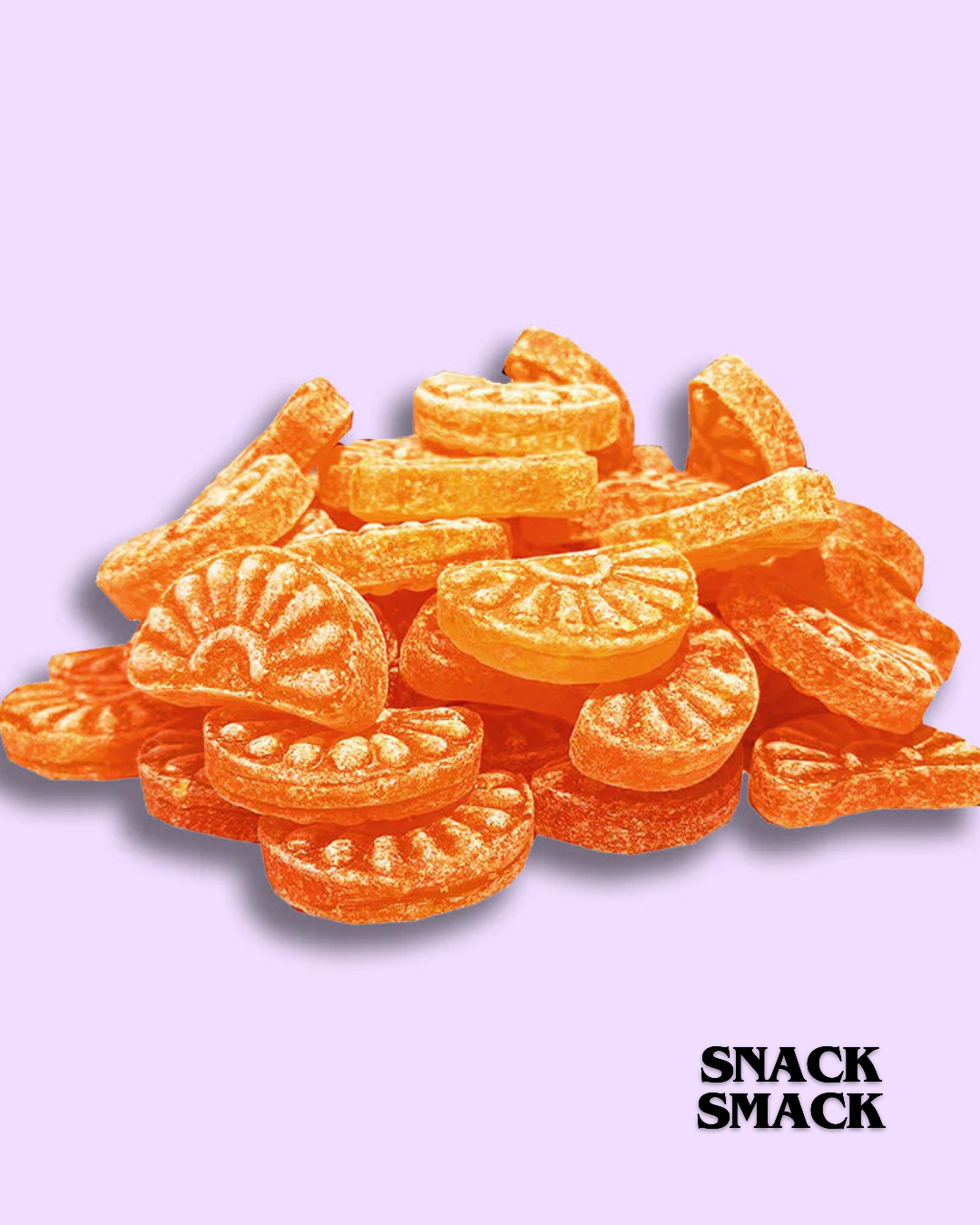 Orange half-moon candy | Indian flavor | The snack smack