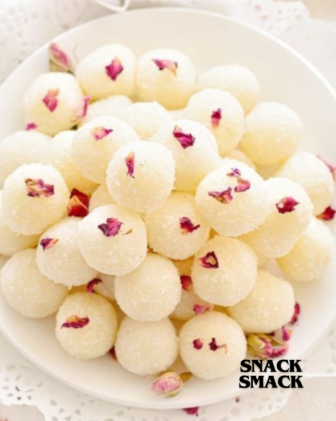 Plain coconut ladoo | indian flavour | The snack smack