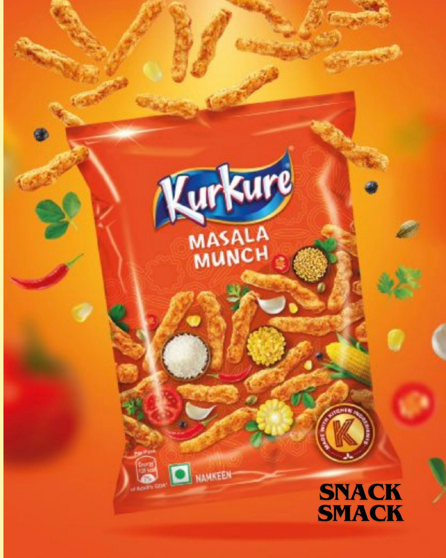Kurkure masala munch | pack of 1 |The Snack Smack