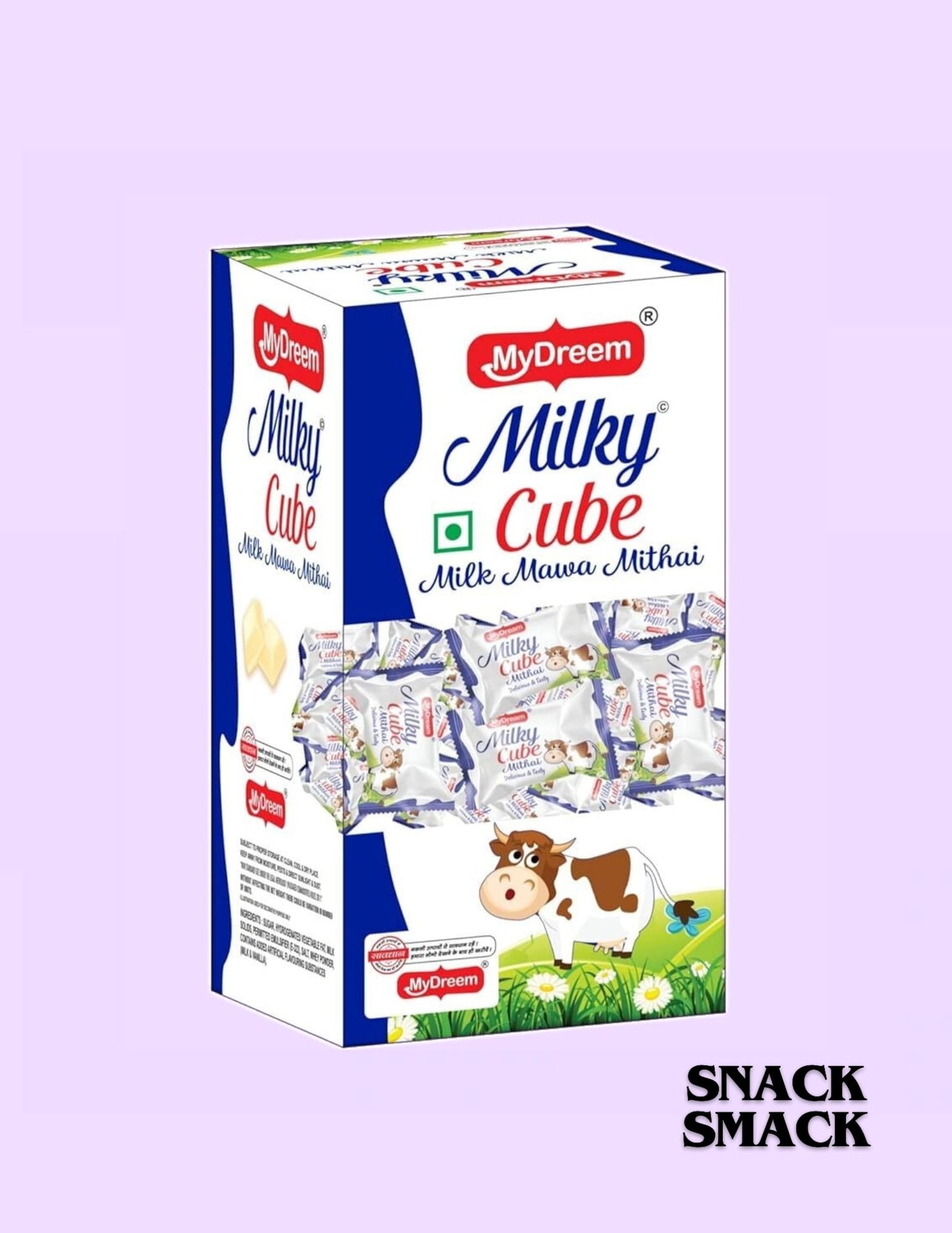 Milky cube mithai |20&40| the snack smack
